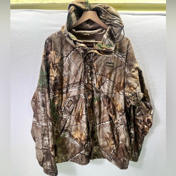 Gamehide Realtree Camo Hush Hide Jacket Coat Mens XL Hunting Hunt Fish 1873 - Picture 1 of 10